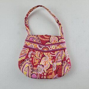 Vera Bradley Hannah Purse Shoulder Bag Retired Raspberry Fizz Bucket Handbag